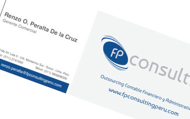 Tarjetas FPConsulting Perú